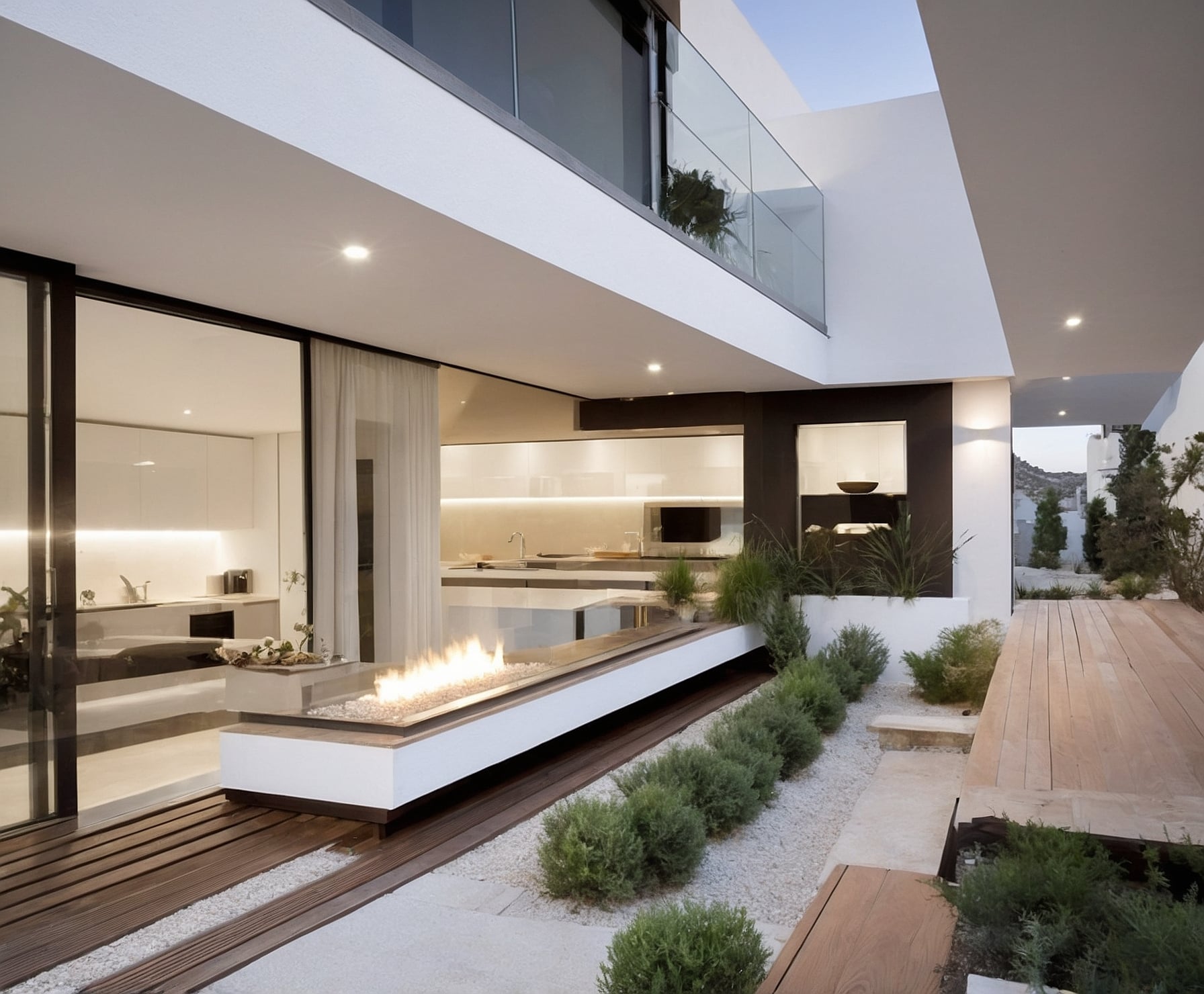 Vivienda unifamiliar con diseño moderno y funcional.